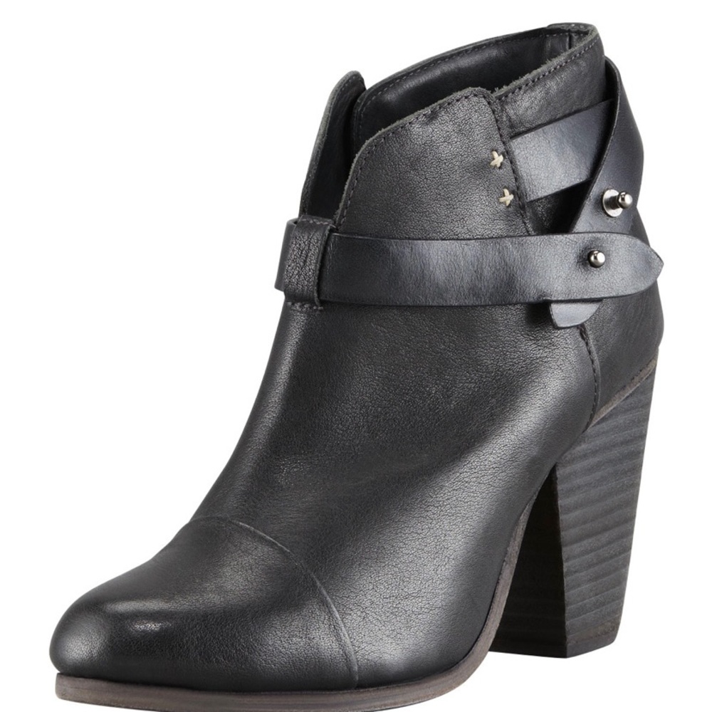 Rag and Bone harrow black booties 38 celeb fave